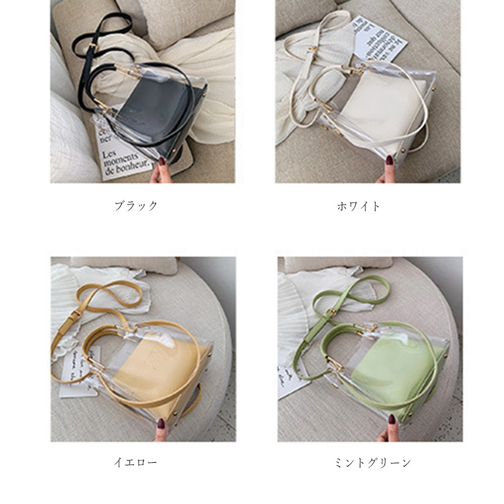 PVCバッグ 透明 トートバッグ オシャレ