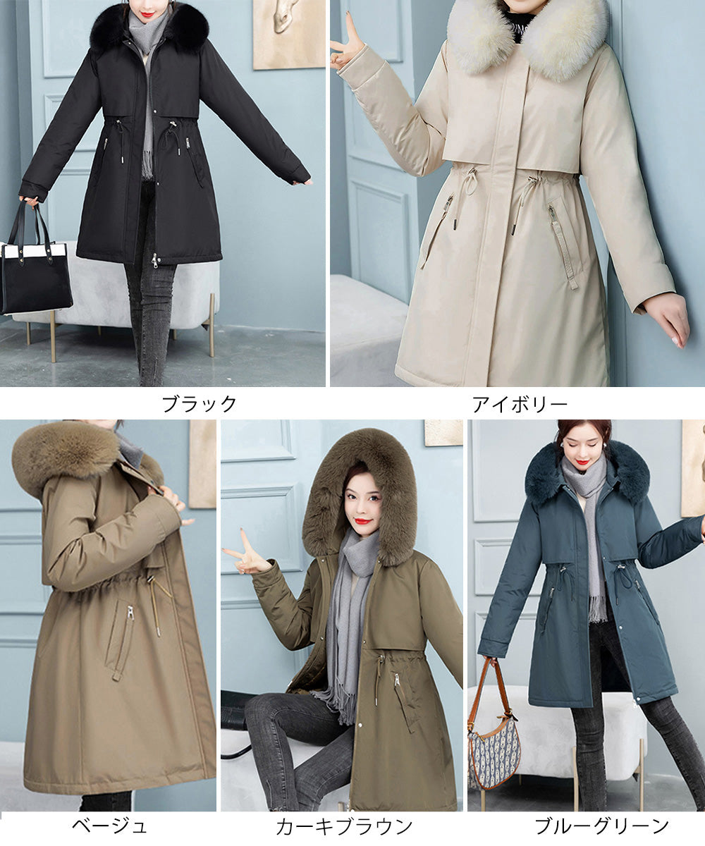 中綿ジャケット韓国風フェイクダウンコート