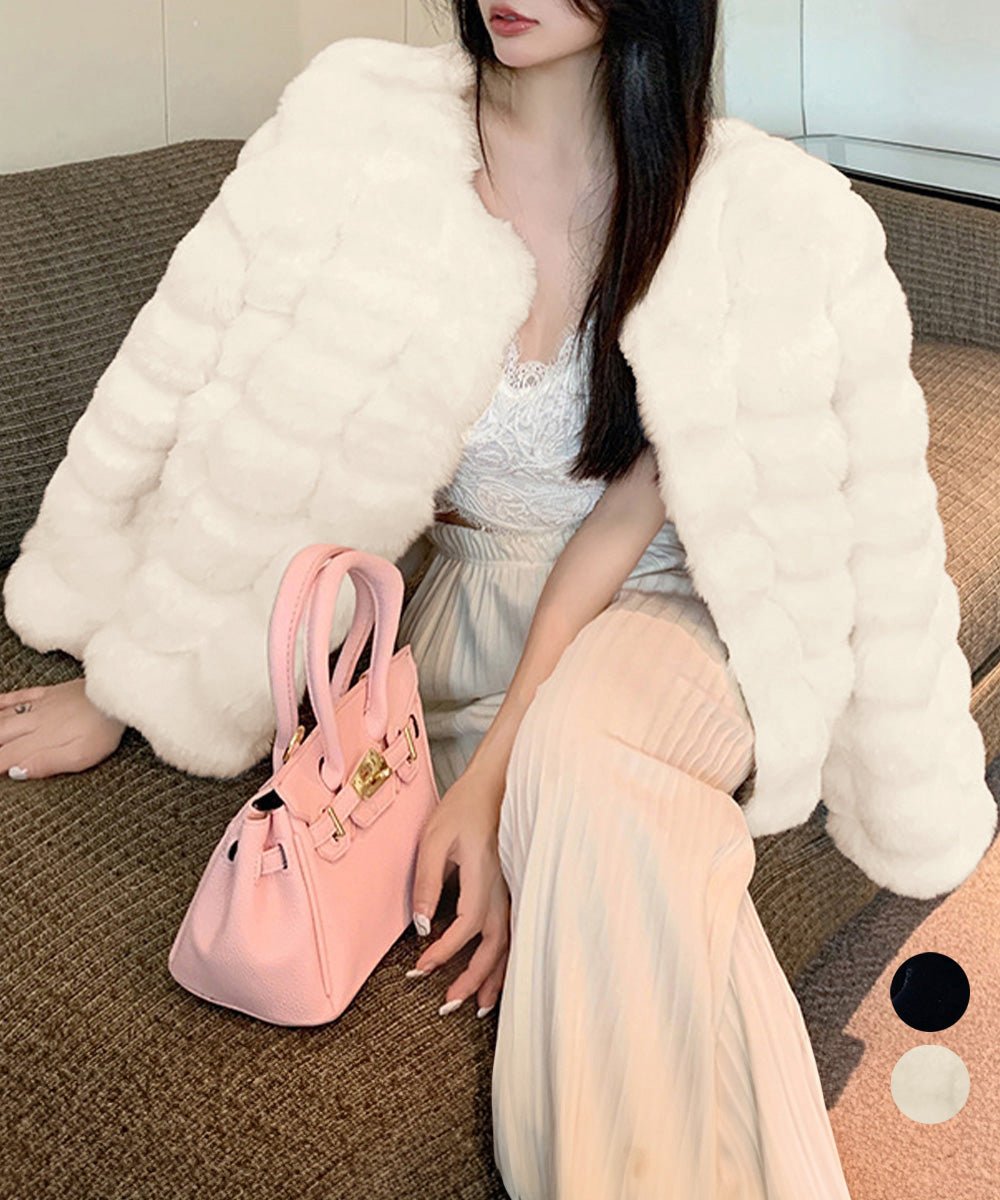 エコファーコートショートファージャケット - ENOA（エノア）公式｜韓国ファッション通販