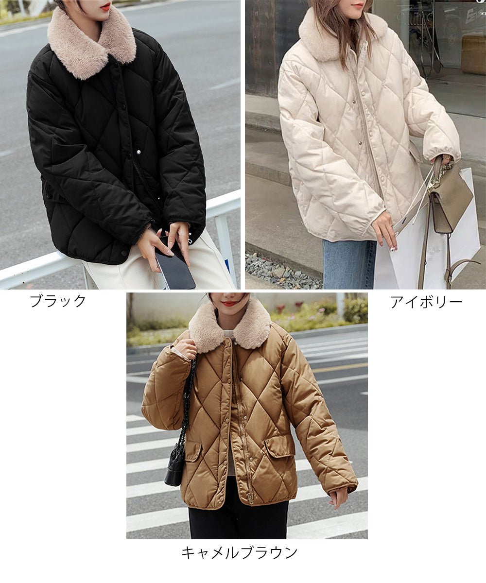 中綿キルティングジャケット 韓国アウター - ENOA（エノア）公式｜韓国ファッション通販