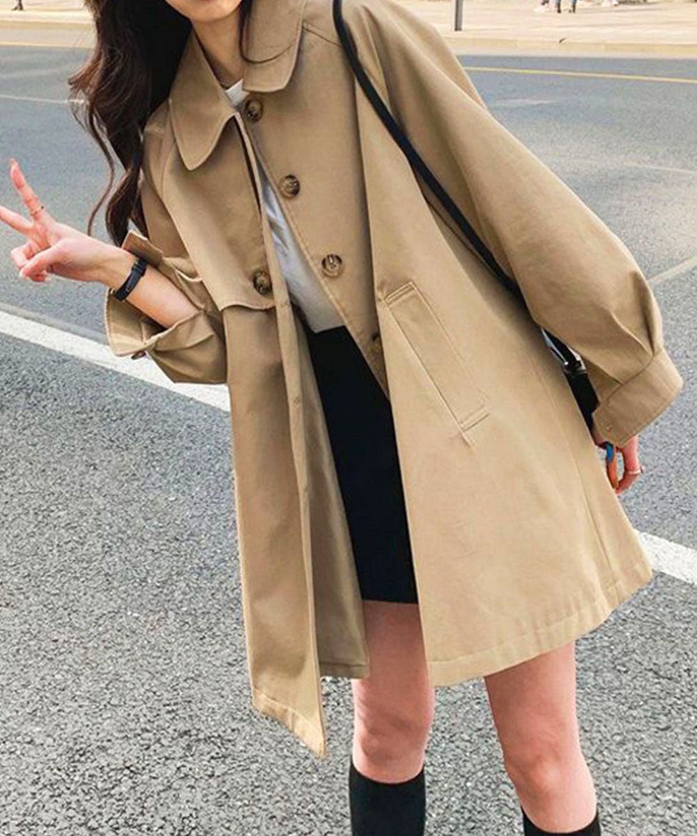 ライトトレンチジャケット レディース上品 - ENOA（エノア）公式｜韓国ファッション通販