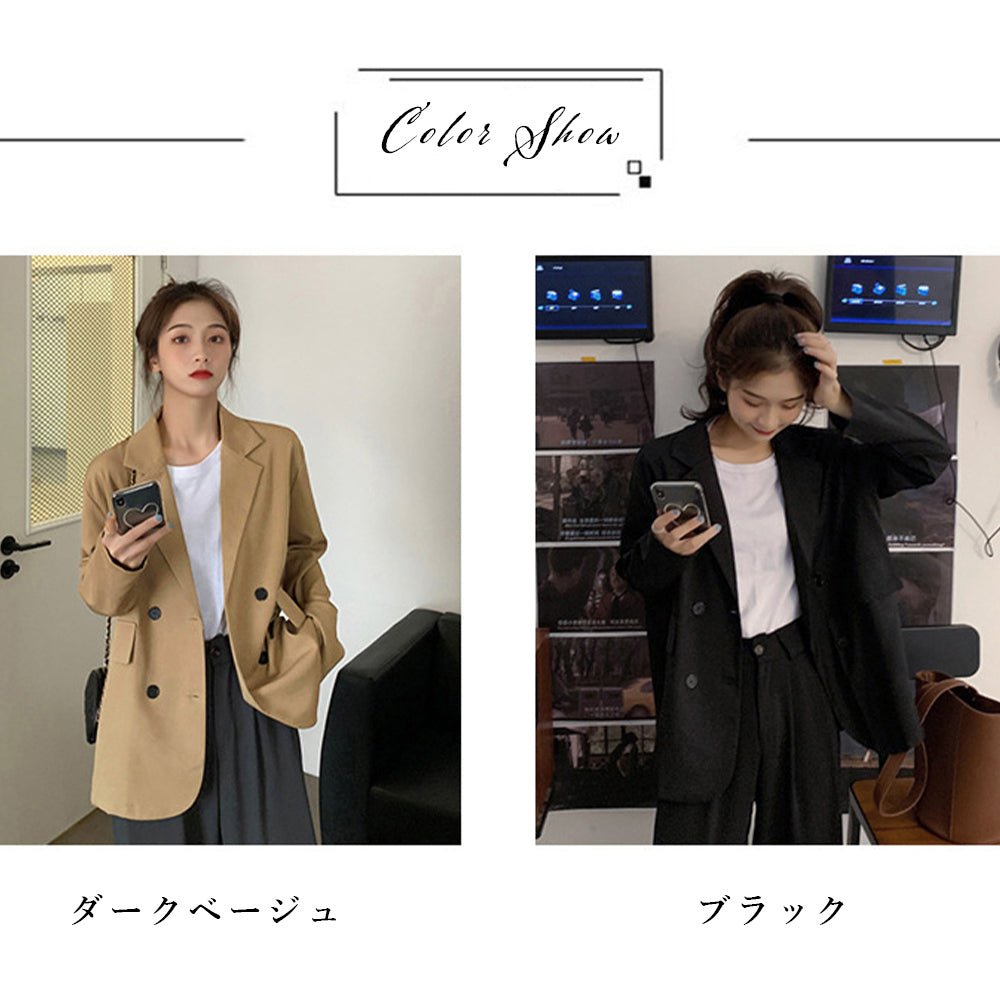 ダブルテーラードジャケットレディース春夏 - ENOA（エノア）公式｜韓国ファッション通販