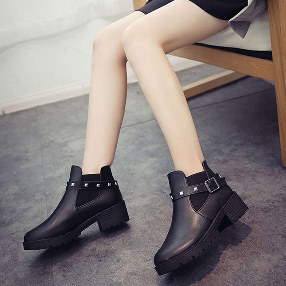 ショートブーツ レディース ローヒール - ENOA（エノア）公式｜韓国ファッション通販