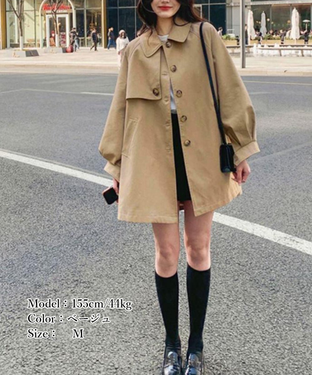 ライトトレンチジャケット レディース上品 - ENOA（エノア）公式｜韓国ファッション通販