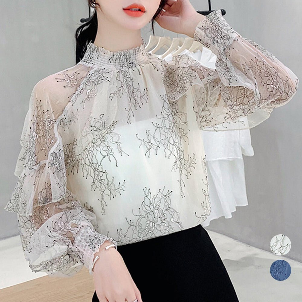 シアートップス レディースレースブラウス - ENOA（エノア）公式｜韓国ファッション通販