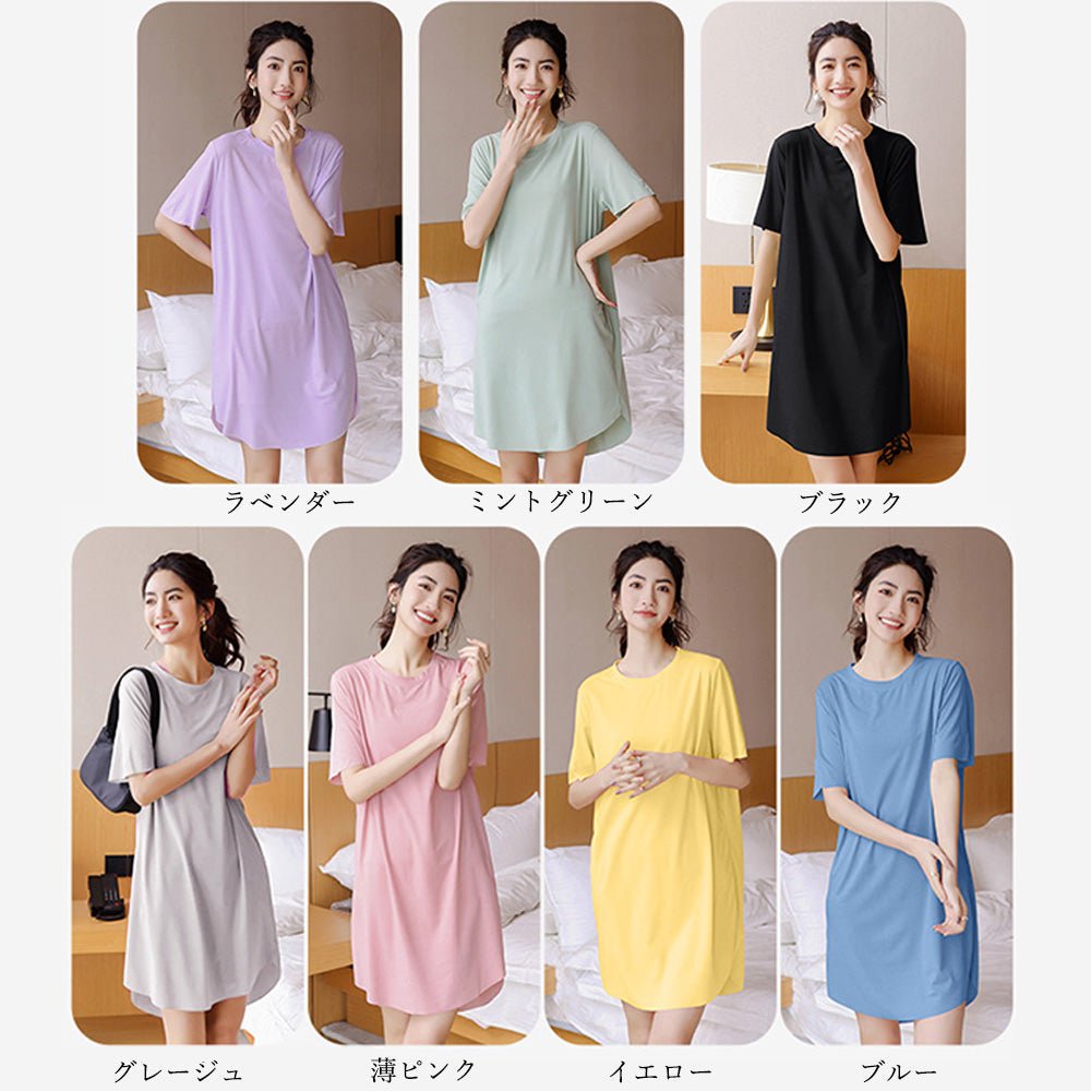 Tシャツワンピース ルームウェア ワンピ - ENOA（エノア）公式｜韓国ファッション通販